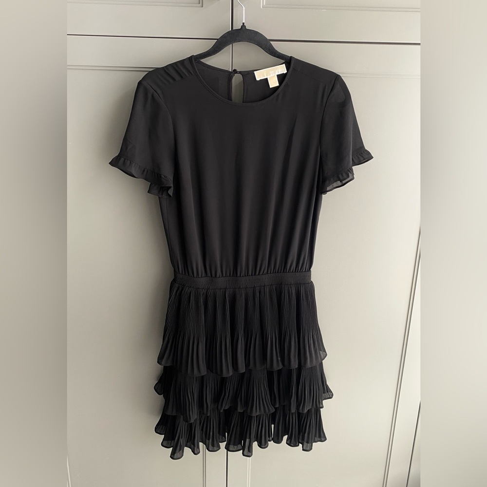 Michael Kors Black Ruffle Dress